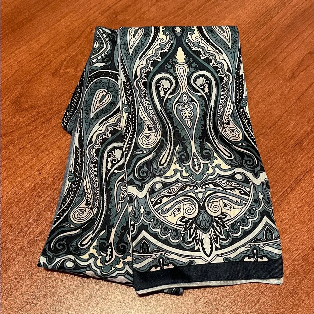 Vintage Talbots Oblong Silk Scarf